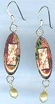 Spirit Lala Rustic Oval Earrings