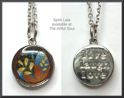 Spirit Lala Tropical Flower Circle Necklace