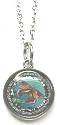 Spirit Lala Tropical Butterfly Circle Necklace