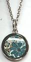 Spirit Lala Teal Flower Circle Necklace