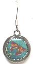 Spirit Lala Tropical Butterfly Circle Earrings