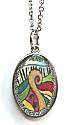 Spirit Lala Music Oval Reversible Necklace