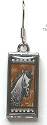 Spirit Lala Horse Rectangular Earrings