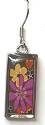 Spirit Lala Retro Flowers Rectangular Earrings