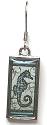 Spirit Lala Seahorse Rectangular Earrings