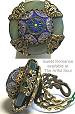 Sweet Romance Ollipop Cloisonne Blue Ring