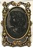 Sweet Romance Ollipop Black Matte Cameo Ring