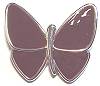 Simon Sebbag Plum Enamel Butterfly Pin