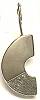 Stefans Dual Texture Curve Earrings