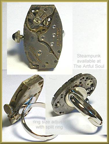 Steampunk Watchparts Ring