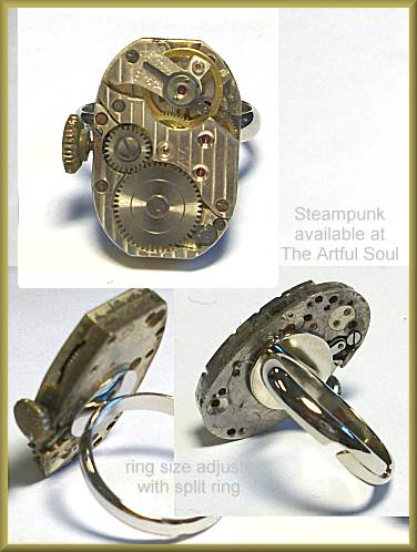 Steampunk Watchparts Ring