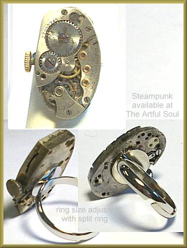 Steampunk Watchparts Ring