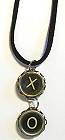 Steampunk Typewriter X-O Necklace