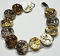 Steampunk 12-Watch Movements Bracelet