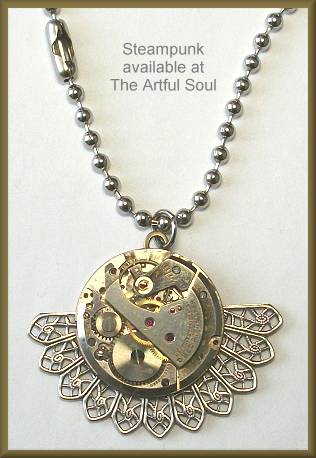 Steampunk Watch Parts Pendant
