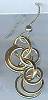 Tahmi Concentric Circles Earrings 2-Tone