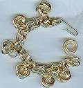Tahmi Charming Flowers Bracelet 2-Tone