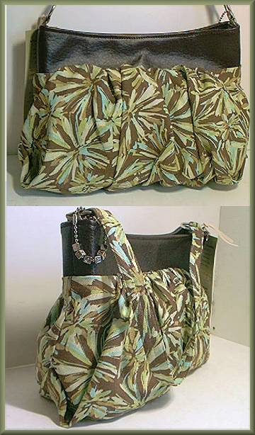 Toby Weston Hilary in Lime/Brown Tigerlily