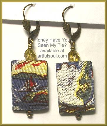 Honey Have You Seen My Tie? Lakeside Earrings