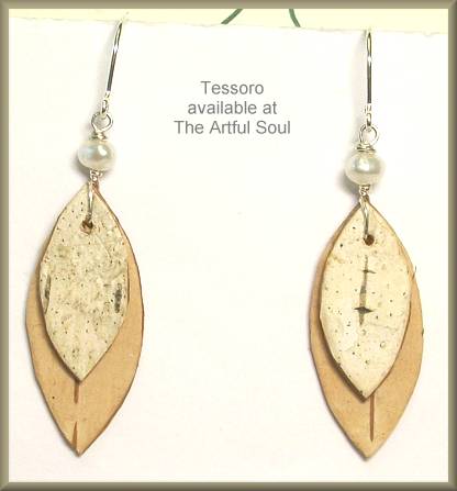Tessoro Salon Birch Bark Earrings
