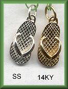 The Touch 14kt Flip Flop Charm