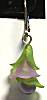 Tutu Flower Earrings Green/Lilac