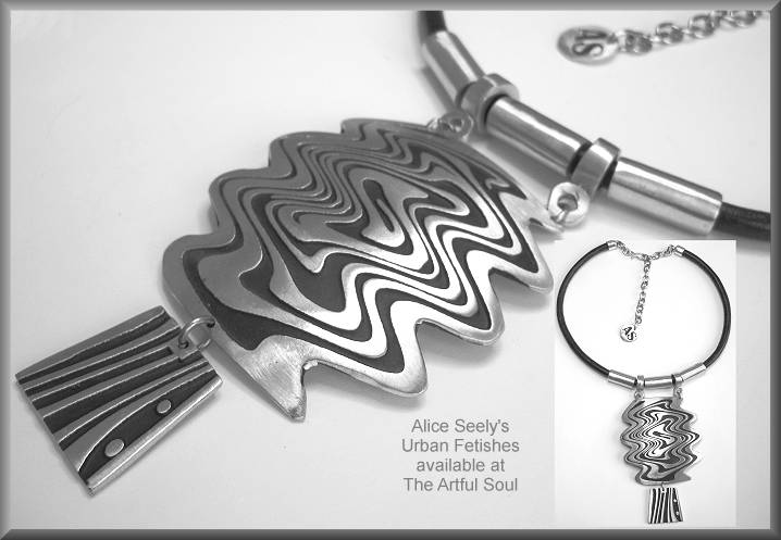 Alice Seely Deco Major Wavy Necklace