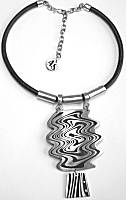 Alice Seely Deco Major Wavy Necklace