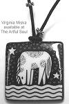 Miska Horse at Stream Necklace