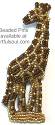 Beaded Giraffe Pin