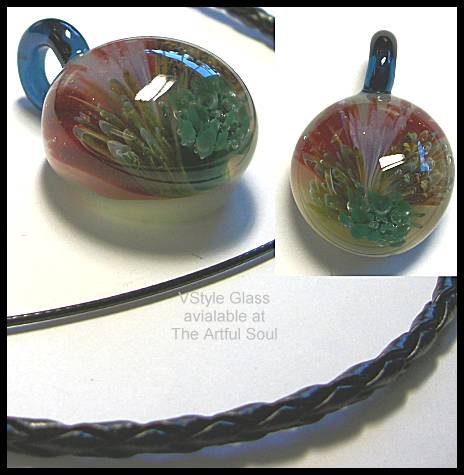 VStyle Glass Pendant, Flower Cluster