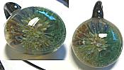 VStyle Glass Pendant, Multicolor Flower