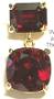 W/A Studios Ruby Crystal Earrings