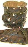 Whimsical Originals Brown Multi Wrap Cuff Bracelet