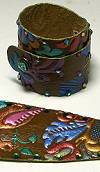 Whimsical Originals Multi Flower Wrap Cuff Bracelet