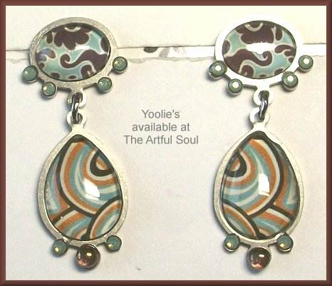 Yoolies Mint Splash Earrings