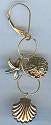 Zoe B 14kt Sea Charm Earrings