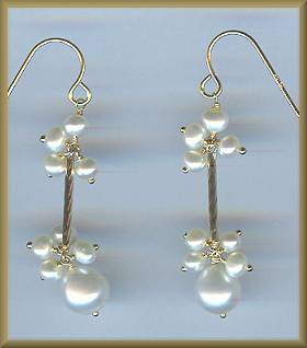 Zoe B 14kt Pearl Earrings