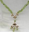 Zoe B Peridot Necklace