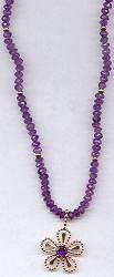 Zoe B 14kt Amethyst Necklace
