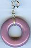 Zulugrass Plum Porcelain Hoop Charm