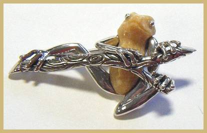 Zealandia Tree Frog Pin