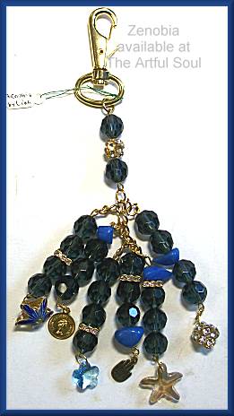 Zenobia Lina Lina Navy Purse Charm