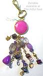 Zenobia Lina Lina Lavender Purse Charm
